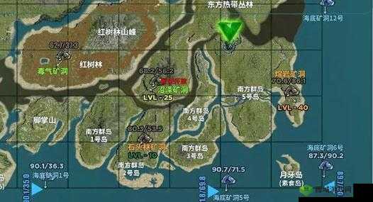 孤岛先锋地图深度解析 探寻资源最丰富的区域攻略指南