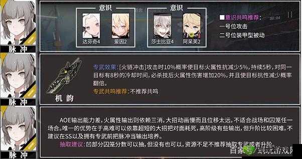 战双帕弥什：异火带什么意识？构造体意识搭配攻略大放送